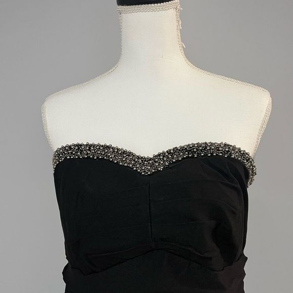 Torrid size 14 NWT little black cocktail dress with beadwork - Picture 12 of 14